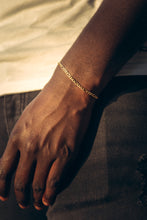 Load image into Gallery viewer, Figaro Gold Chain Bracelet
