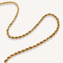 Load image into Gallery viewer, Rope Gold Necklace
