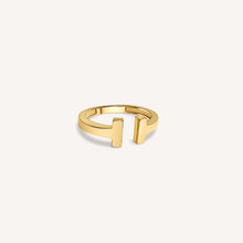 Load image into Gallery viewer, Split Gold Ring
