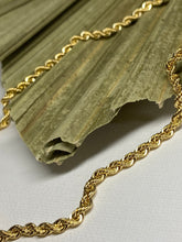 Load image into Gallery viewer, Rope Gold Necklace
