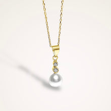 Load image into Gallery viewer, Diamond Pearl Pendant
